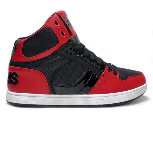 OSIRIS SHOES NYC 83 CLK RED BLACK BLACK TRAINERS