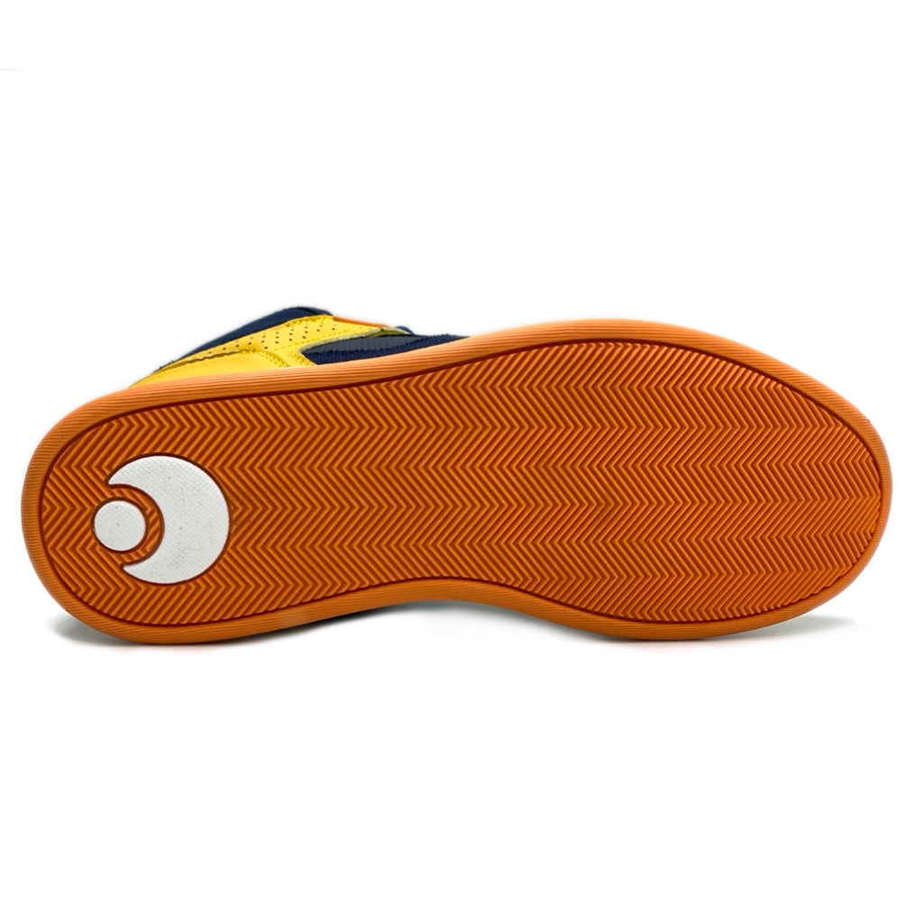 OSIRIS SHOES NYC 83 CLK TAN YELLOW NAVY RED TRAINERS