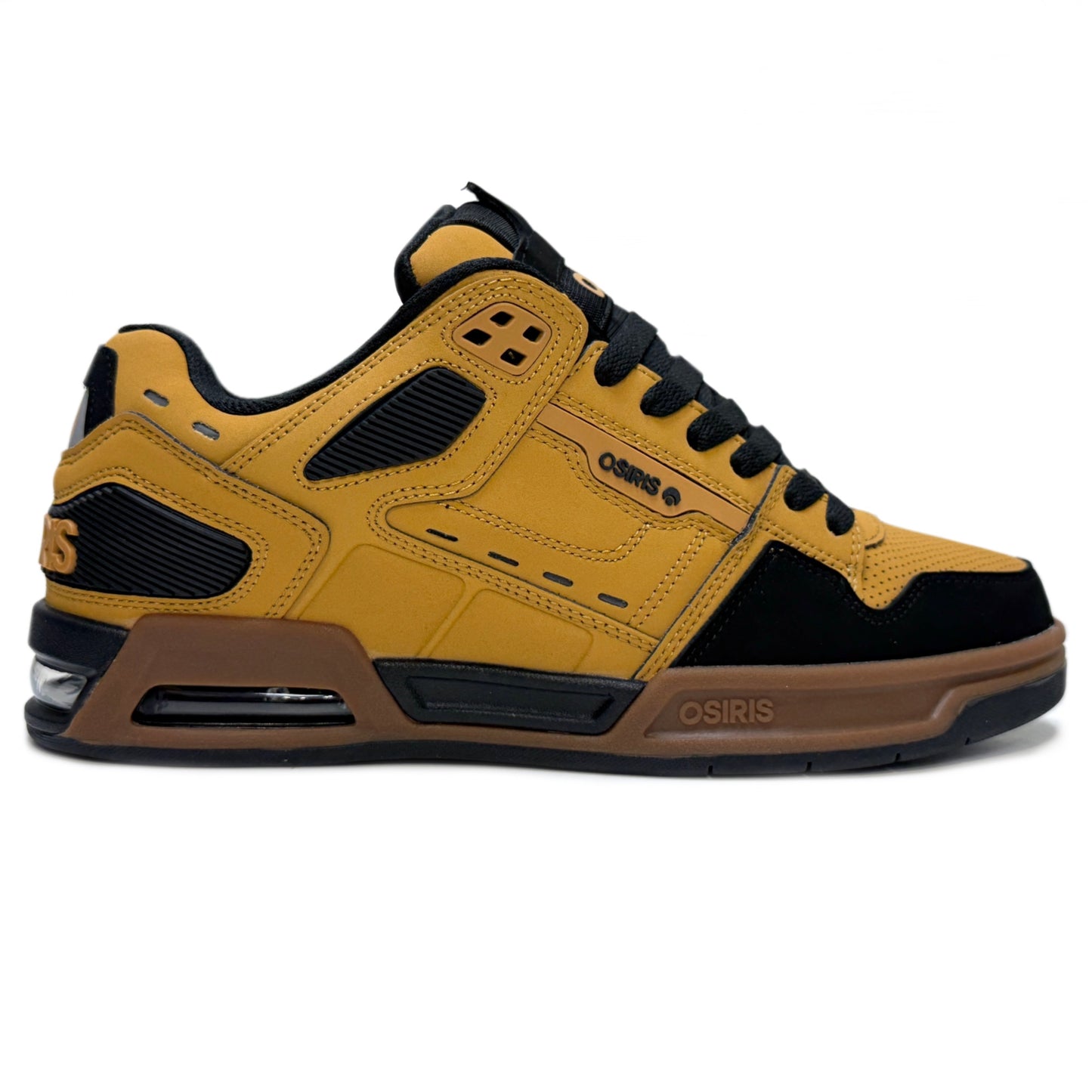 OSIRIS SHOES PERIL WORKWEAR BLACK GUM TRAINERS
