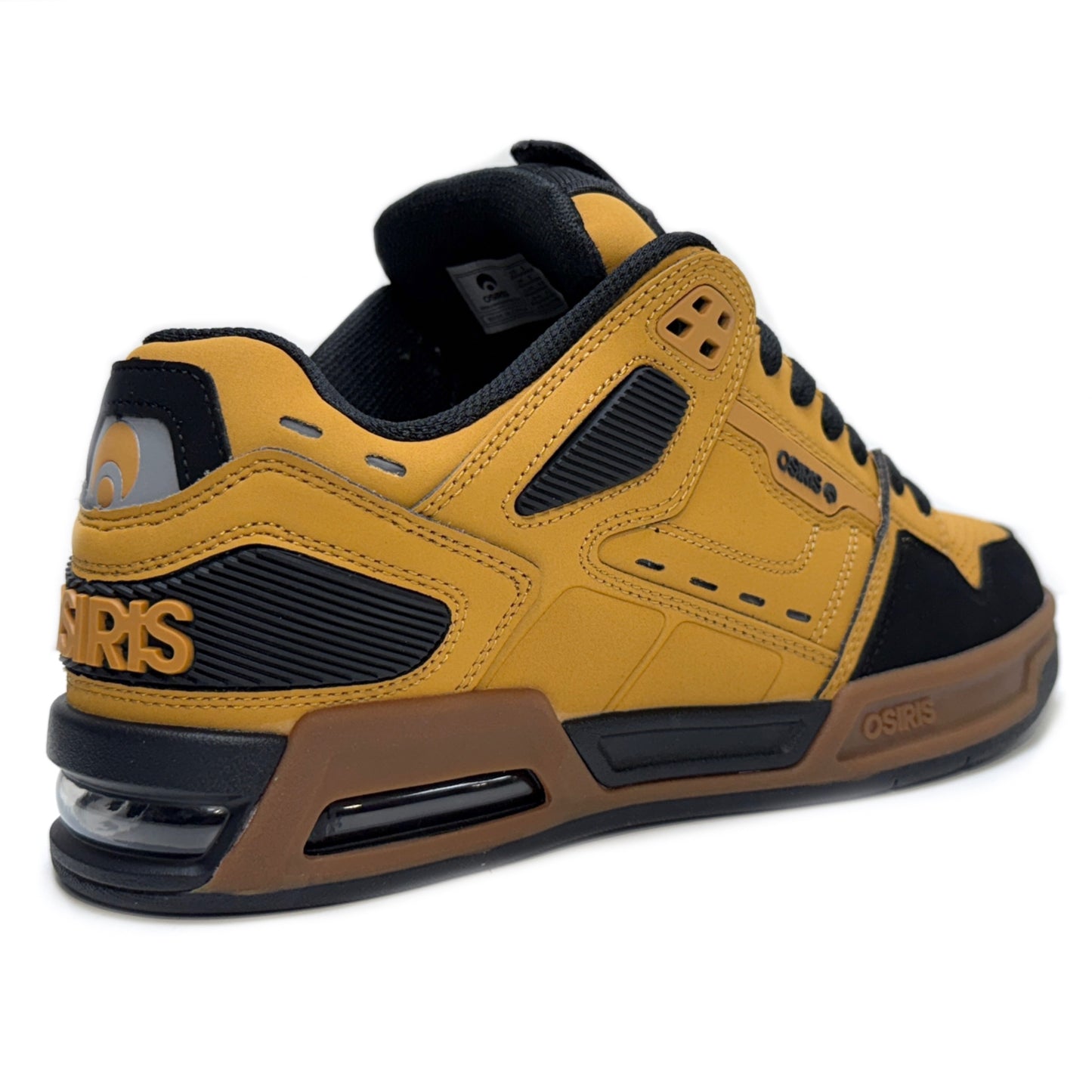 OSIRIS SHOES PERIL WORKWEAR BLACK GUM TRAINERS