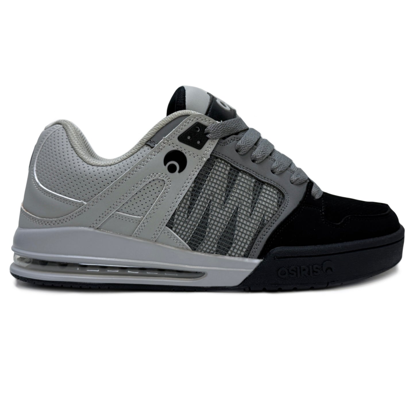 OSIRIS SHOES PIXEL BLACK CHARCOAL GREY TRAINERS
