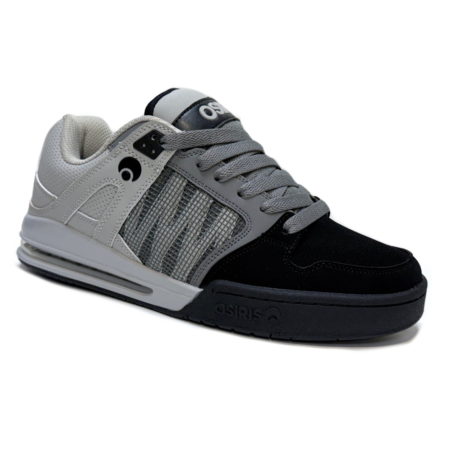 OSIRIS SHOES PIXEL BLACK CHARCOAL GREY TRAINERS