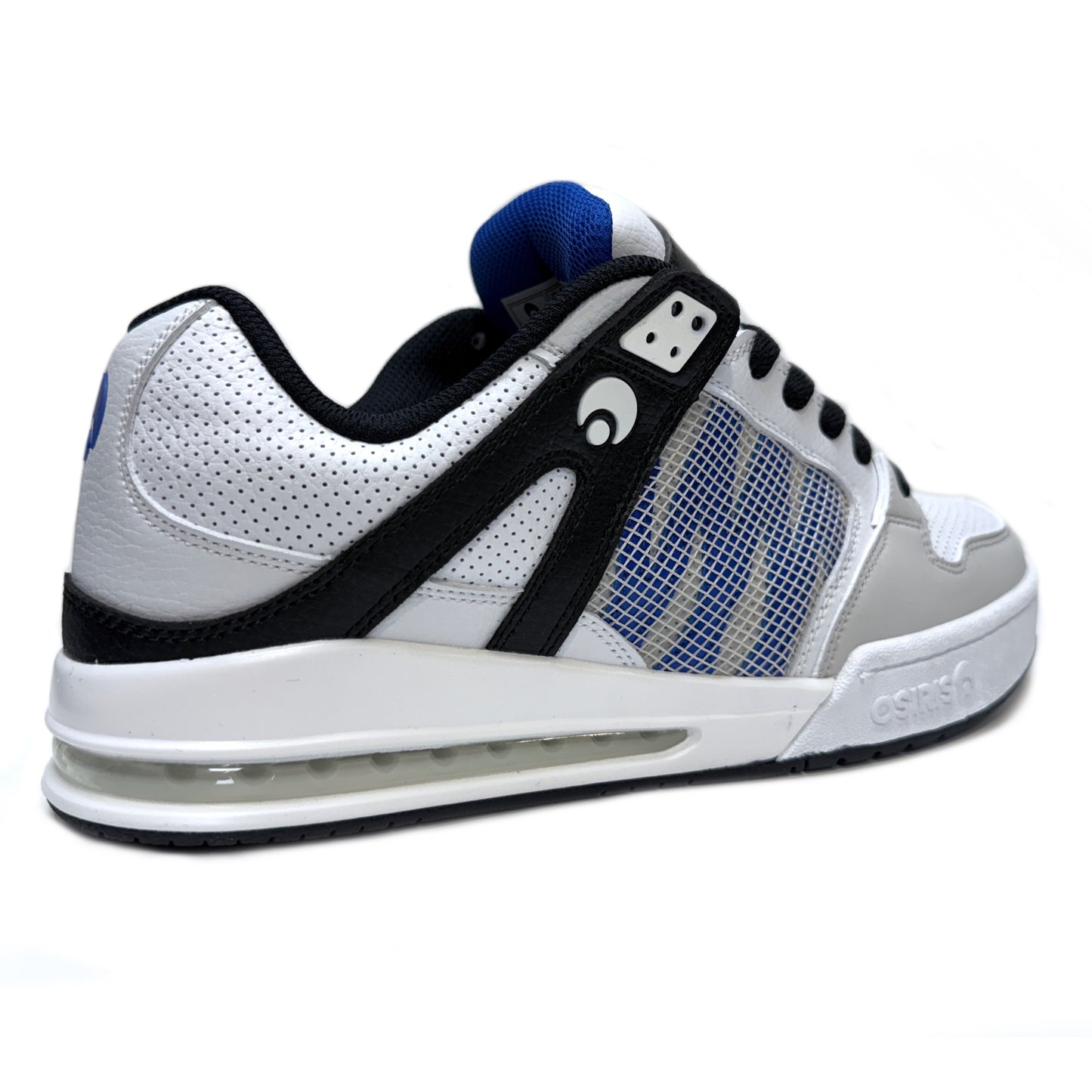 OSIRIS SHOES PIXEL WHITE BLACK BLUE TRAINERS