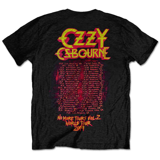 Ozzy Osbourne Unisex T-Shirt: No More Tears Vol. 2. (Black) (Back Print & Collectors Edition)