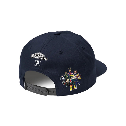 PRIMITIVE X MY HERO ACADEMIA NAVY STRAPBACK CAP