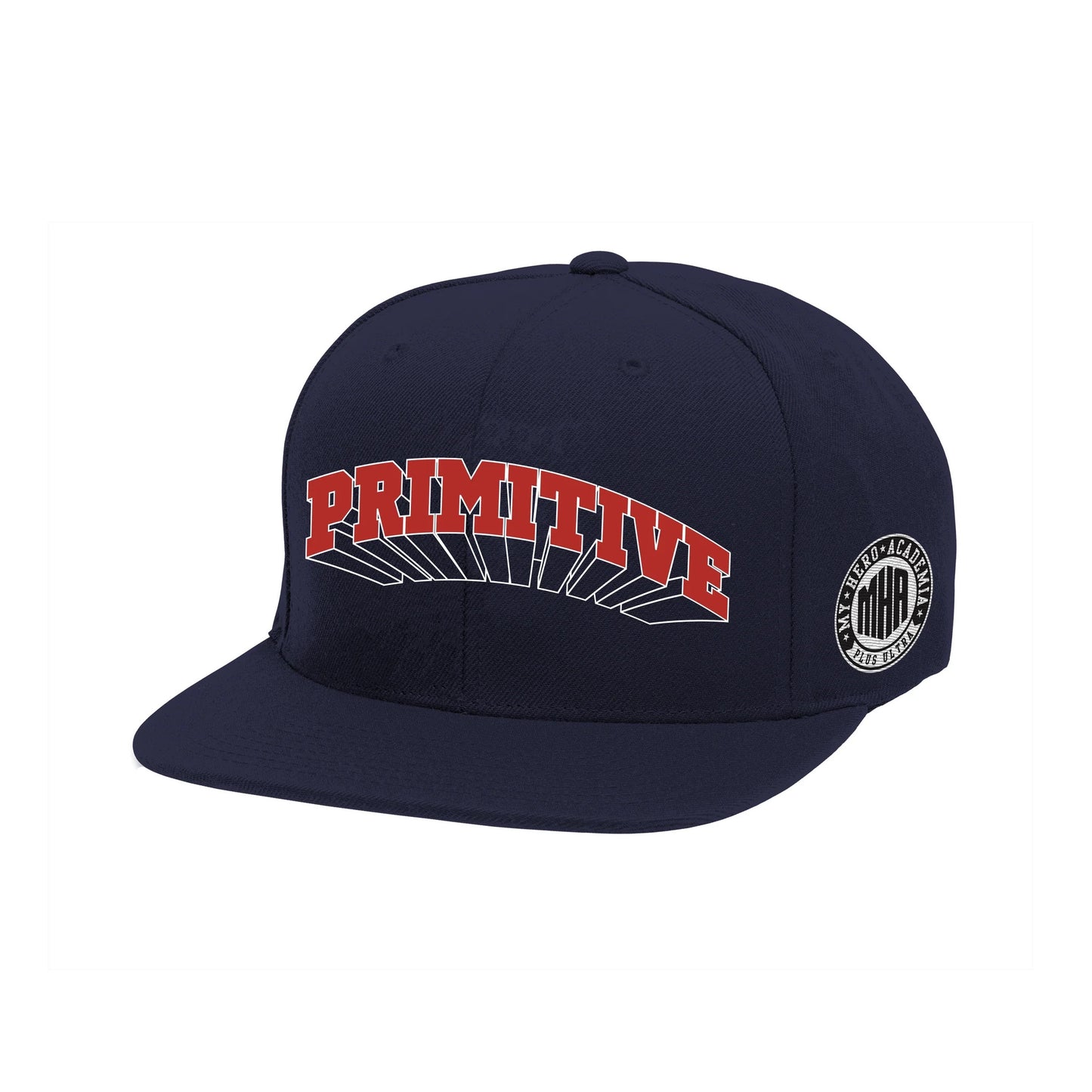 PRIMITIVE X MY HERO ACADEMIA NAVY STRAPBACK CAP
