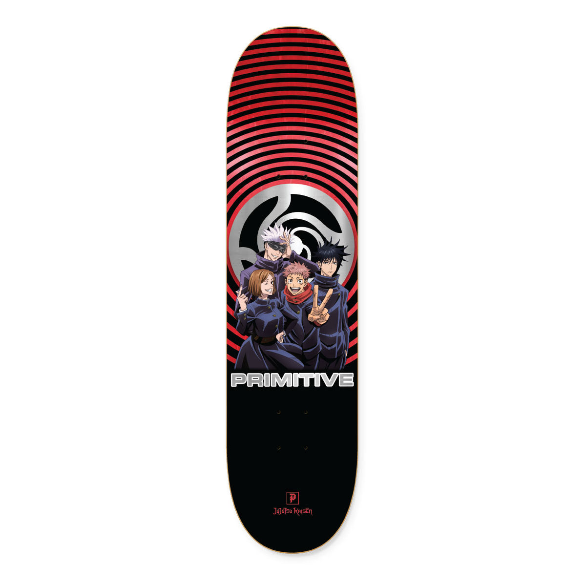 JUJUTSU KAISEN X PRIMITIVE UNITED TEAM 8.0" SKATEBOARD DECK
