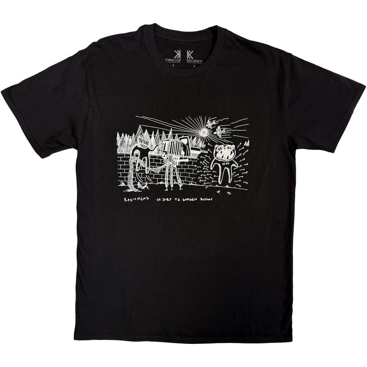 Radiohead Unisex Organic T-Shirt: Despot (Black)