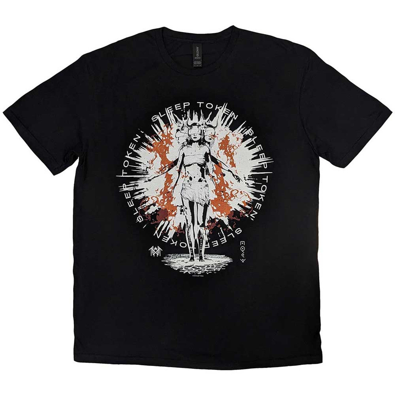 SLEEP TOKEN RAIN MENS BLACK T-SHIRT