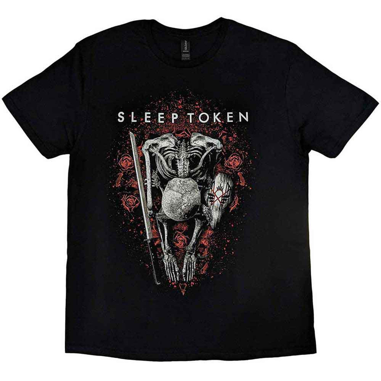 SLEEP TOKEN THE LOVE YOU WANT SKELETON UNISEX BLACK T-SHIRT