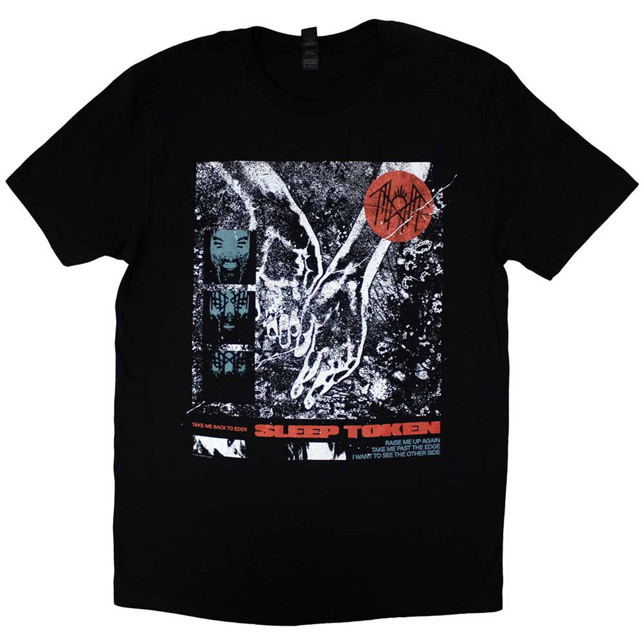 SLEEP TOKEN COLLAGE UNISEX BLACK T-SHIRT