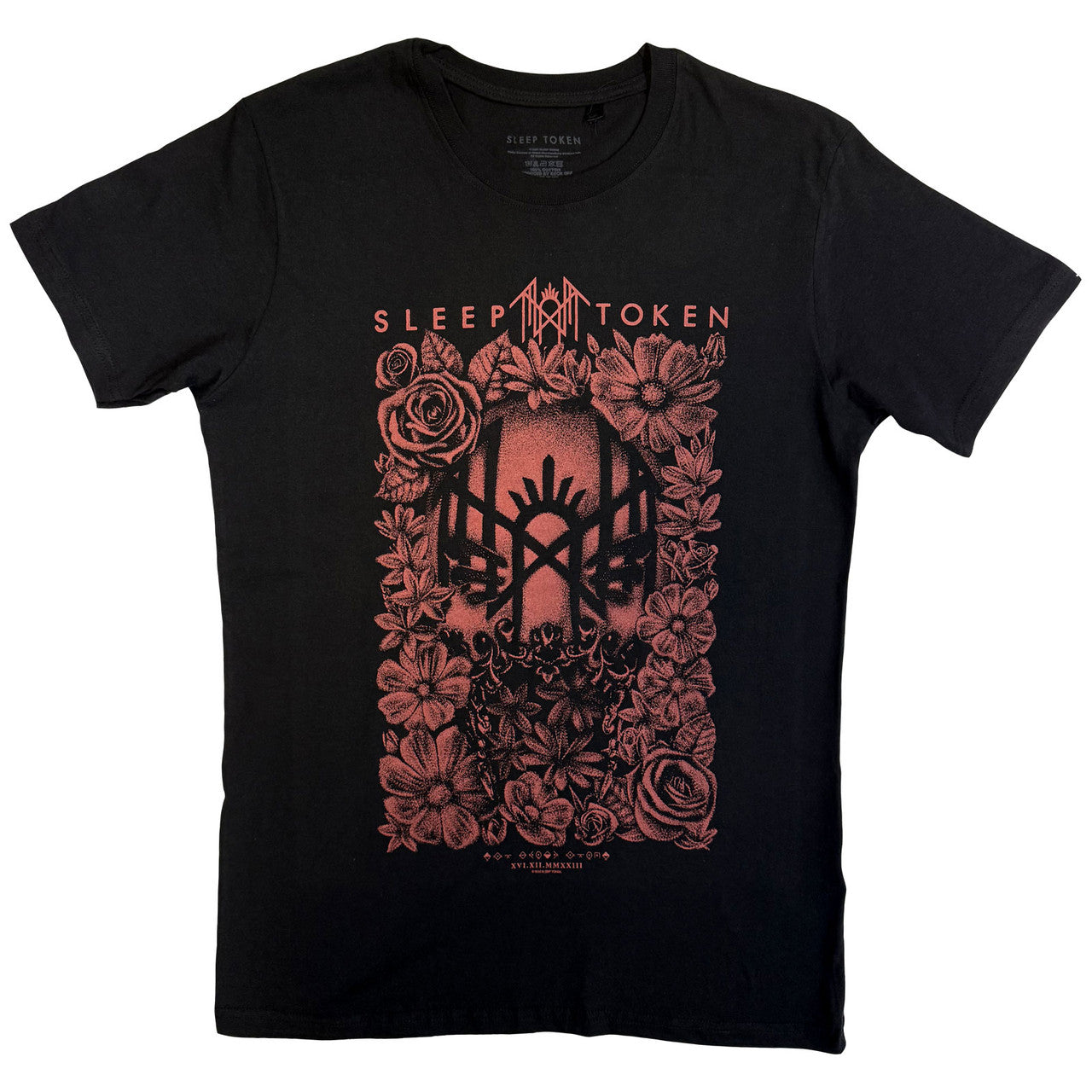 SLEEP TOKEN THE BLACK HEART UNISEX BLACK T-SHIRT
