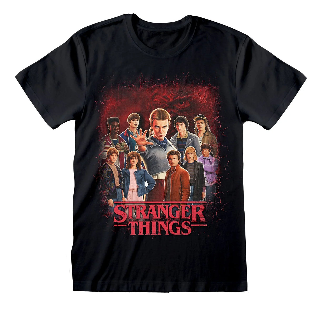 STRANGER THINGS - GROUP OF ALL CHARACTERS T-SHIRT