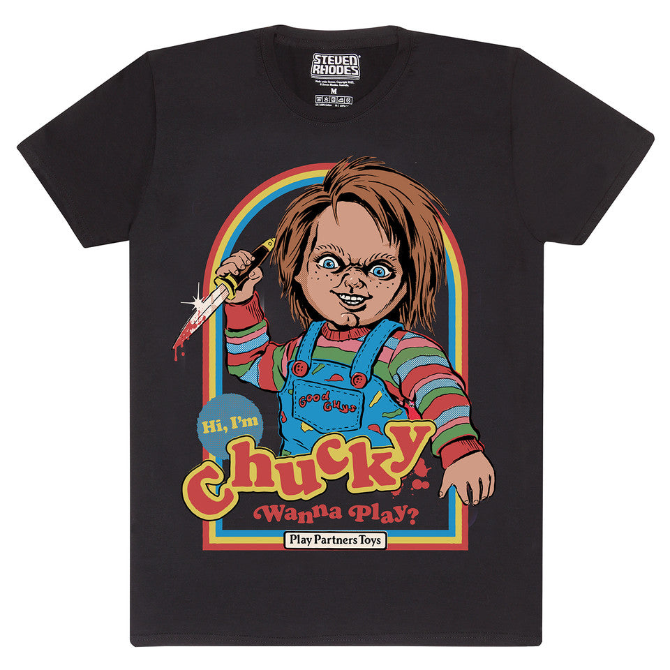 STEVEN RHODES CHUCKY WANNA PLAY? T-SHIRT