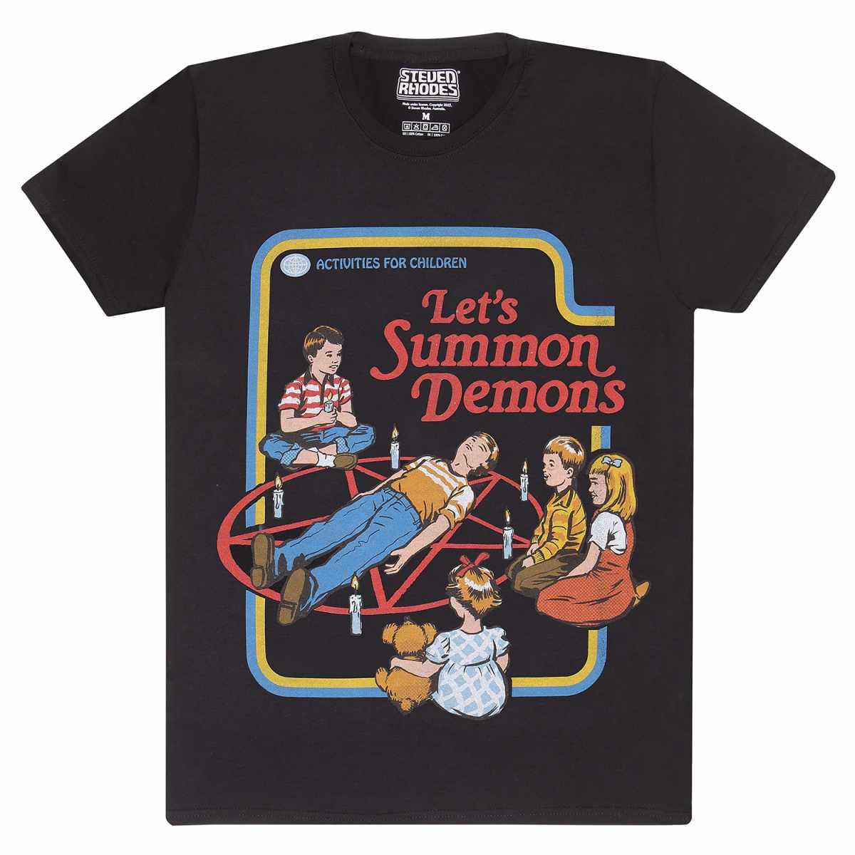 STEVEN RHODES LETS SUMMON DEMONS T-SHIRT