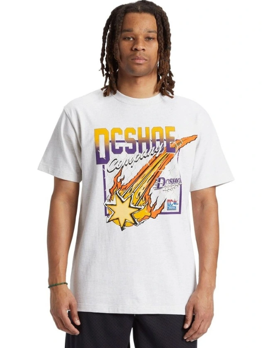 DC SHOES SHOWTIME STARZ SNOW T-SHIRT SNOW HEATHER