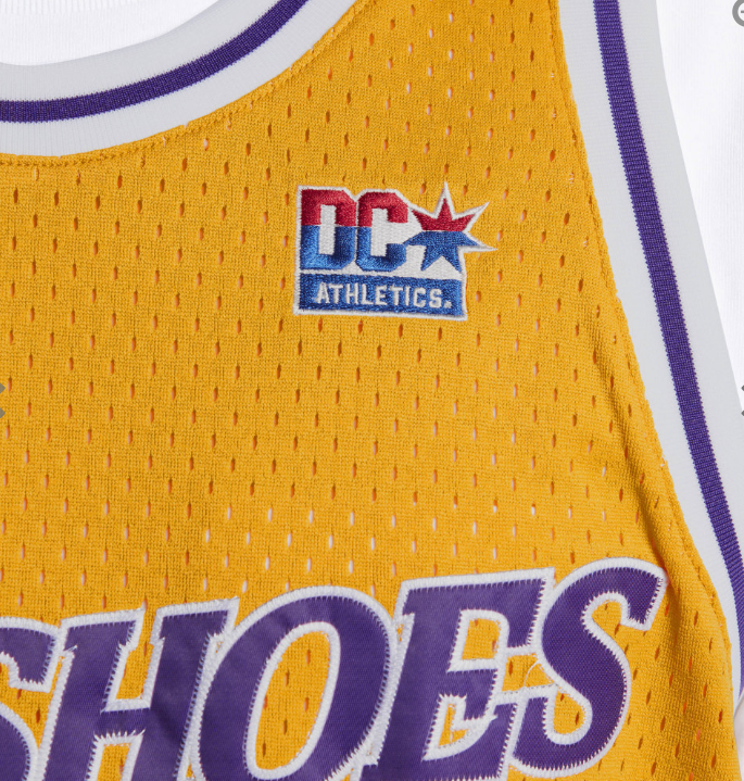 DC SHOES SHOWTIME JERSEY BASKETBALL VEST YELLOW