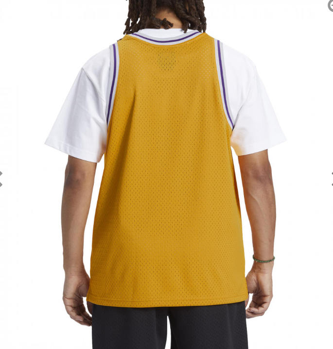 DC SHOES SHOWTIME JERSEY BASKETBALL VEST YELLOW