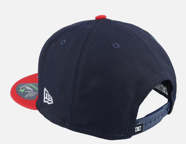 DC SHOES EMPIRE FIELDER NAVY RED NEW ERA 9 FIFTY SNAPBACK CAP