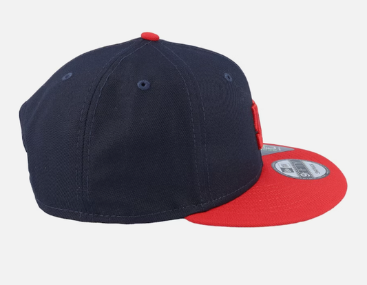 DC SHOES EMPIRE FIELDER NAVY RED NEW ERA 9 FIFTY SNAPBACK CAP