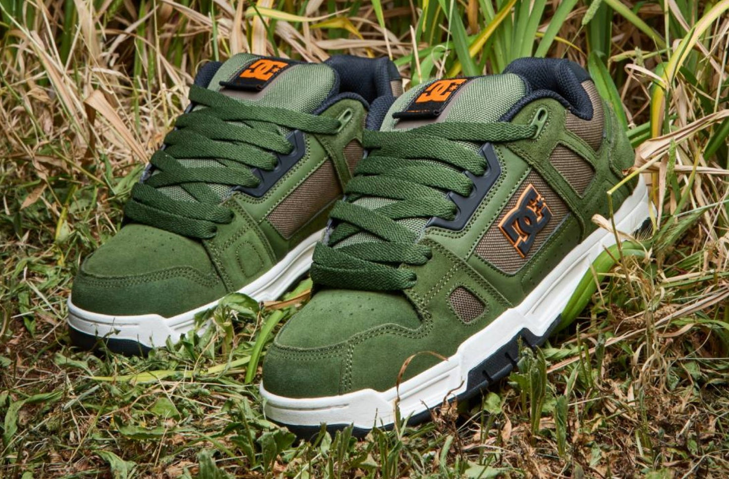 DC SHOES STAG OLIVE GREEN TRAINERS