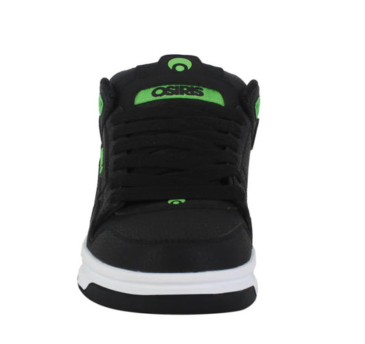 OSIRIS SHOES PERIL BLACK BLACK GREEN TRAINERS