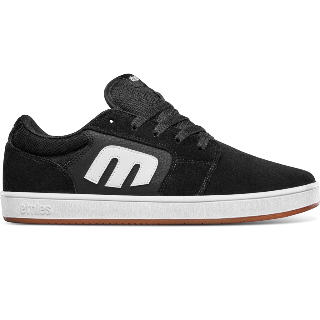 ETNIES CRESTA BLACK & WHITE TRAINERS
