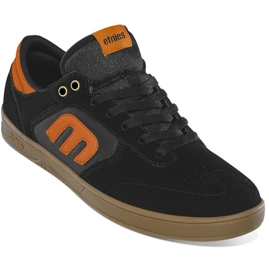 ETNIES WINDROW BLACK GUM TRAINERS