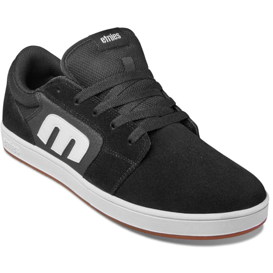 ETNIES CRESTA BLACK & WHITE TRAINERS