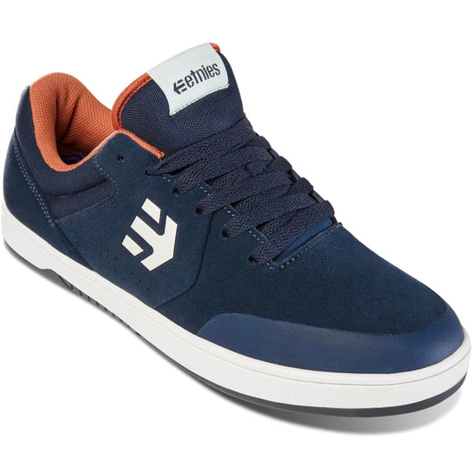 ETNIES MARANA MICHELIN X NASSIM LACHHAB NAVY BROWN WHITE TRAINERS
