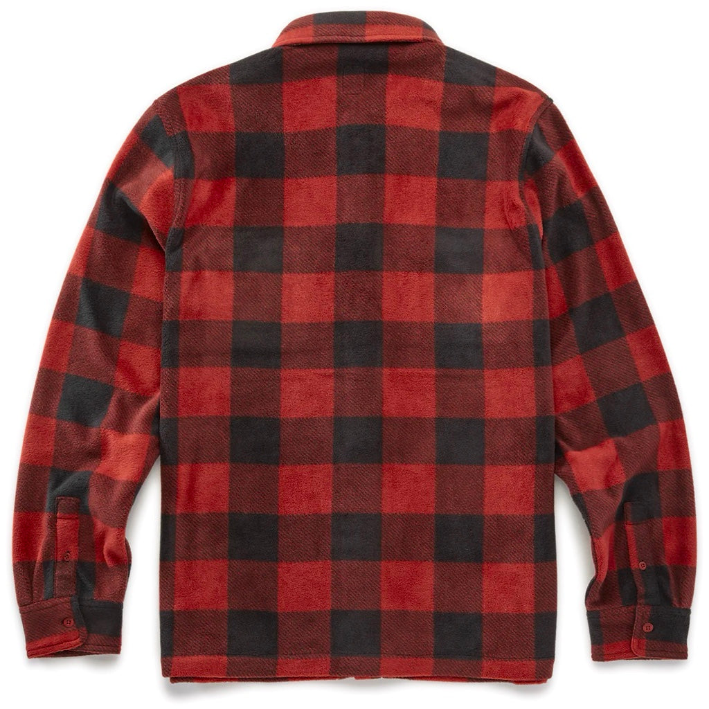 ETNIES WOODSMAN FLEECE RED & BLACK SHIRT