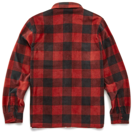 ETNIES WOODSMAN FLEECE RED & BLACK SHIRT