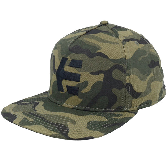ETNIES ICON CAMO SNAPBACK CAP HAT