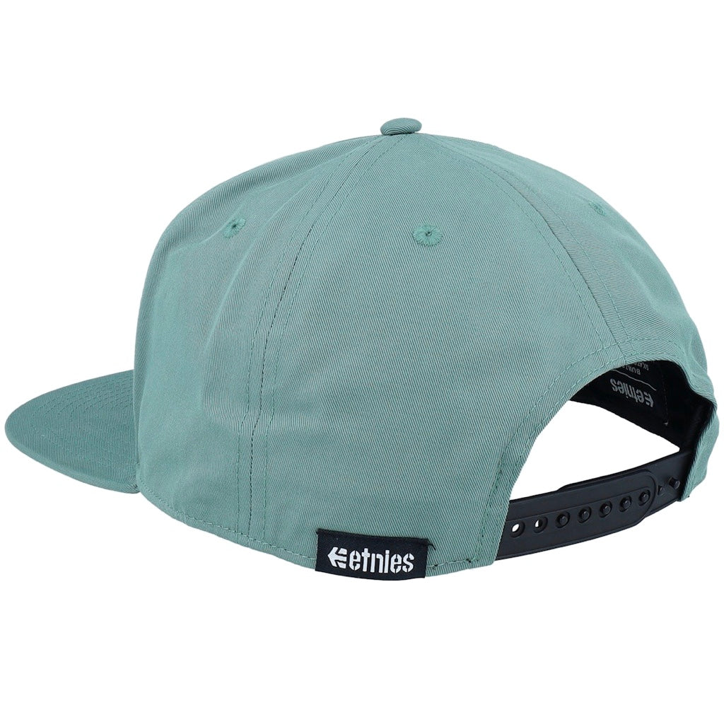 ETNIES ICON MOSS GREEN SNAPBACK CAP HAT