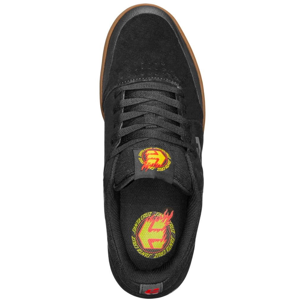 ETNIES MARANA MICHELIN X SANTA CRUZ BLACK GUM TRAINERS