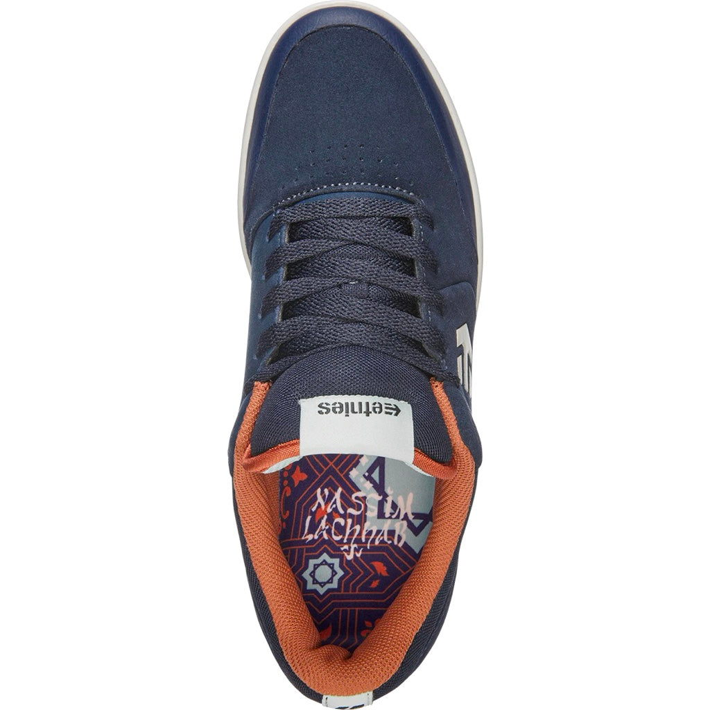 ETNIES MARANA MICHELIN X NASSIM LACHHAB NAVY BROWN WHITE TRAINERS
