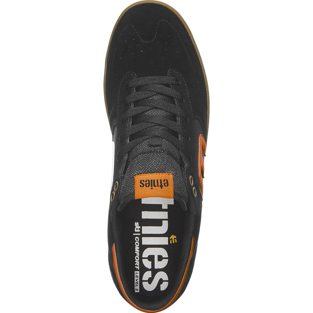 ETNIES WINDROW BLACK GUM TRAINERS