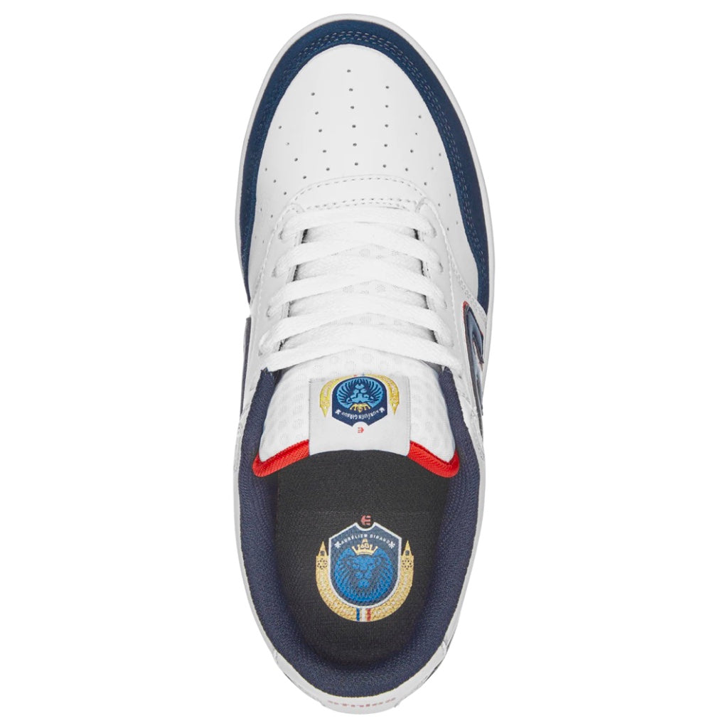 ETNIES THE AURELIEN MICHELIN X ROOTS WHITE NAVY RED TRAINERS