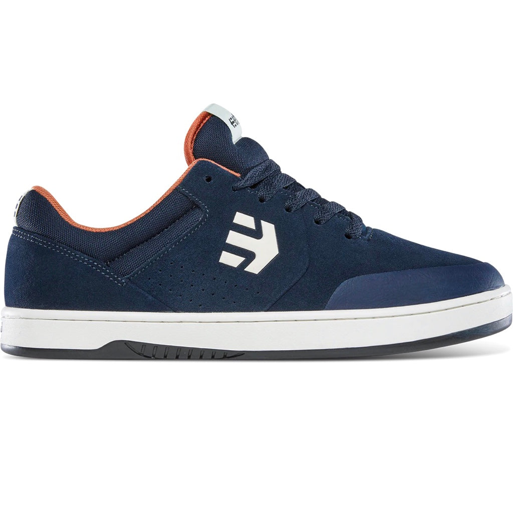 ETNIES MARANA MICHELIN X NASSIM LACHHAB NAVY BROWN WHITE TRAINERS