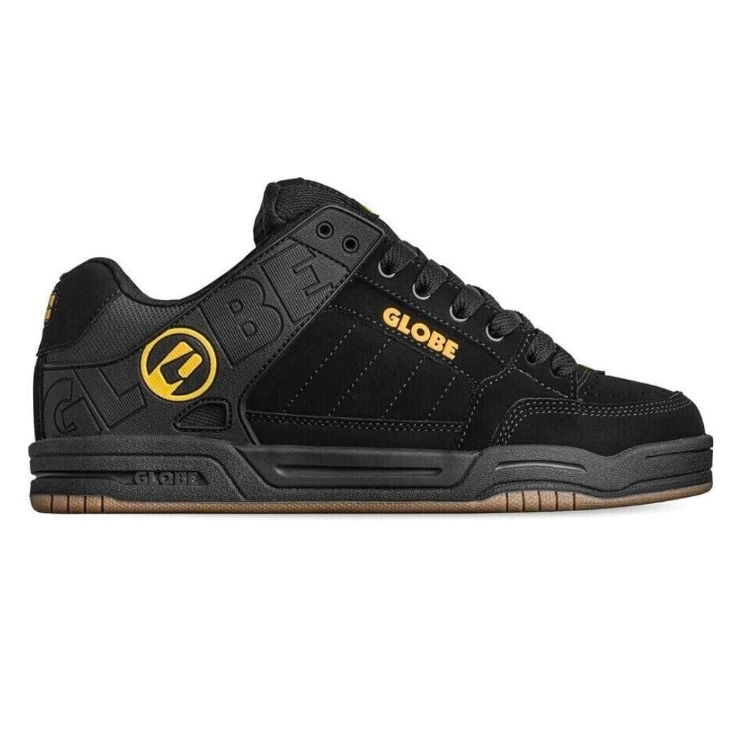 GLOBE TILT BLACK CARAMELLO TRAINERS (UK 11)