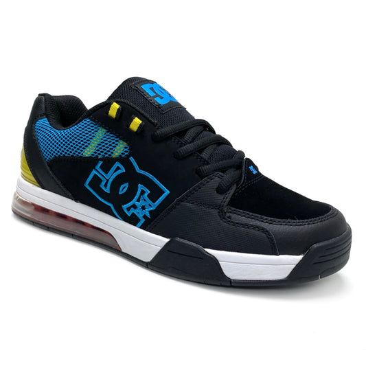 DC SHOES VERSATILE SHADOW OLYMPIC BLUE & LIME GREEN TRAINERS (UK 11 EU 46)