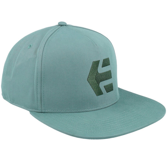 ETNIES ICON MOSS GREEN SNAPBACK CAP HAT