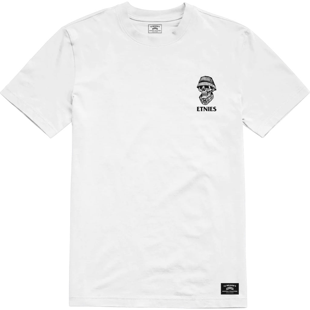 ETNIES DYSTOPIA WHITE T- SHIRT