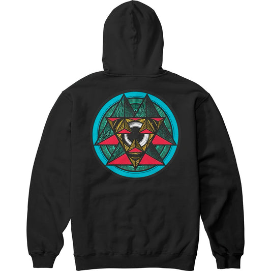 ETNIES THOMAS HOOPER ABSTRACT BLACK PULLOVER HOODIE