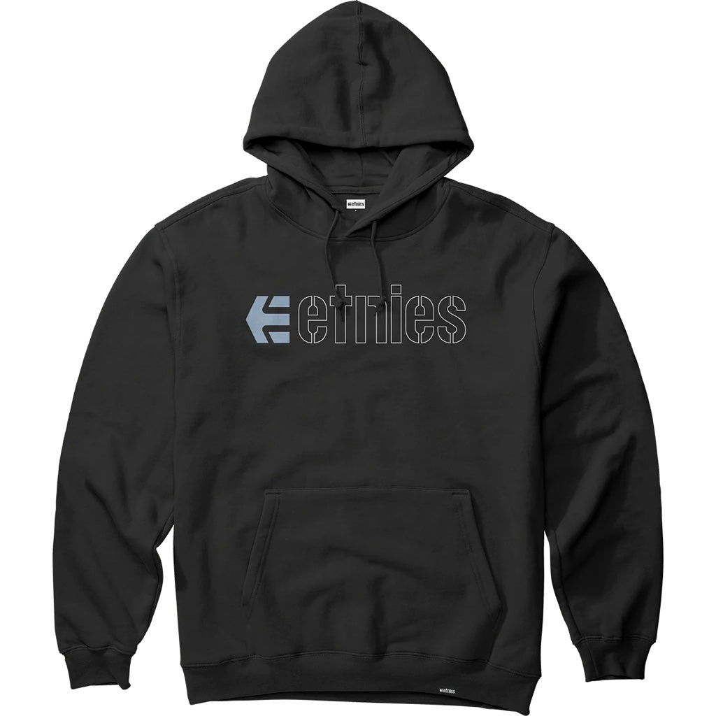 ETNIES ECORP BLACK PULLOVER HOODIE