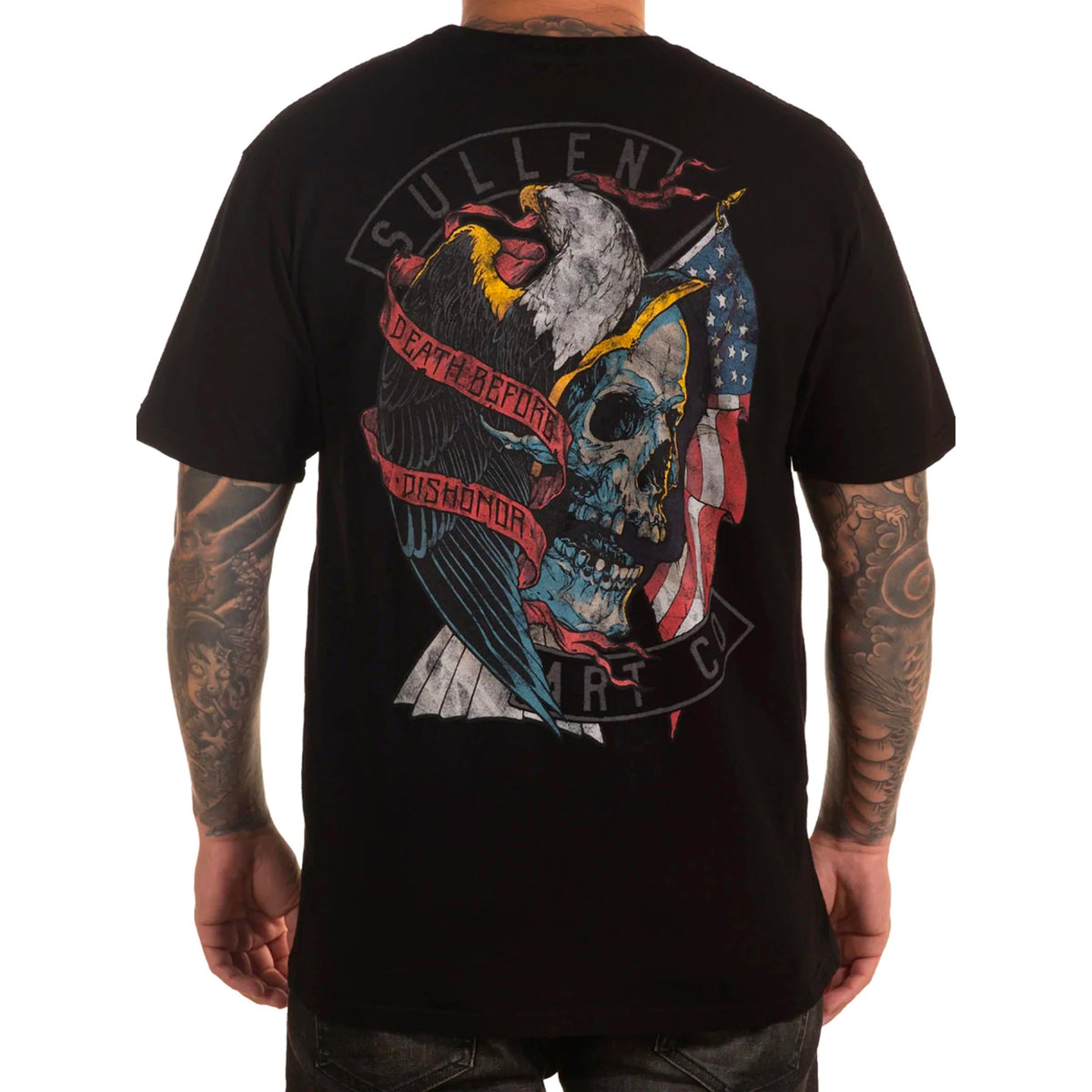 SULLEN CLOTHING DISHONOR JET BLACK PREMIUM T-SHIRT (L)