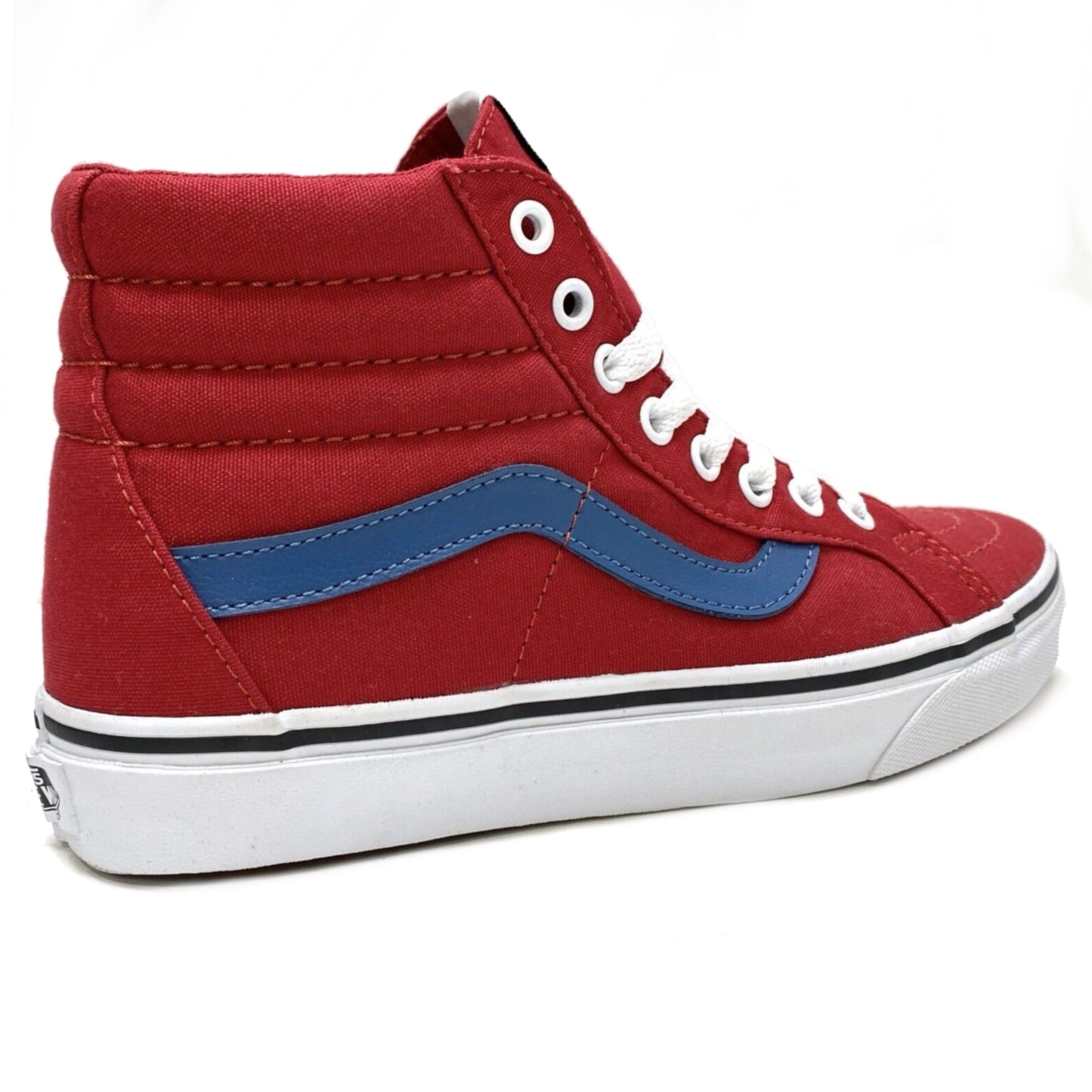 VANS SK8 HI REISSUE 1966 RACING RED & BLUE TRAINERS