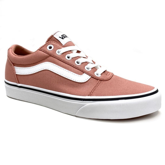 VANS WARD ROSE DAWN TRUE WHITE TRAINERS (UK 4.5 EUR 37)