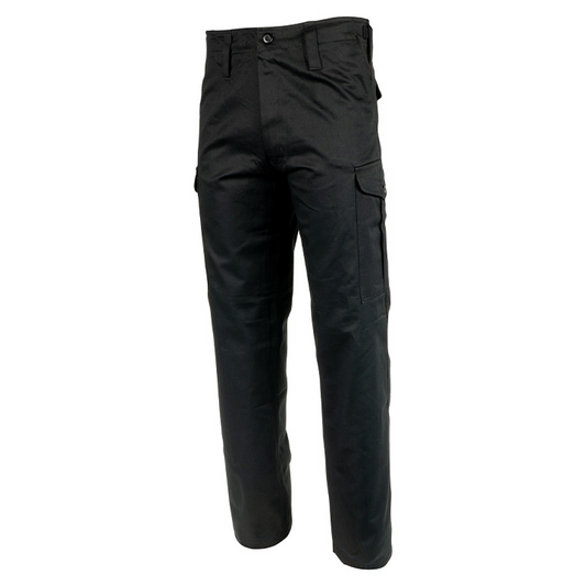 BLACK HEAVYWEIGHT COMBAT TROUSERS