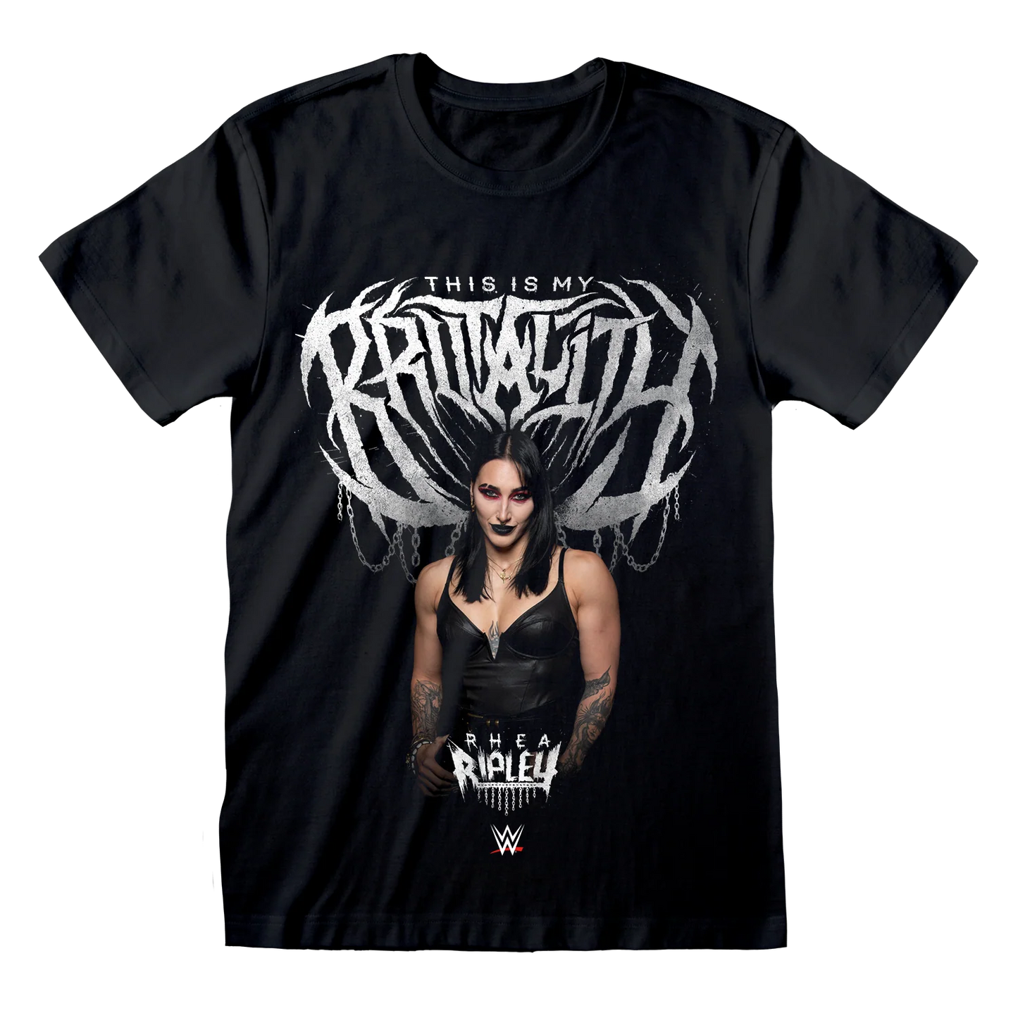 WWE RHEA RIPLEY BRUTALITY POSE T-SHIRT